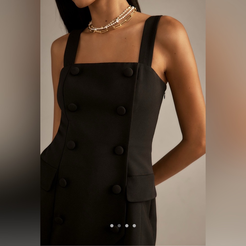 Anthropologie Hutch Button Front Blazer Romper, Size 8 - Picture 3 of 9